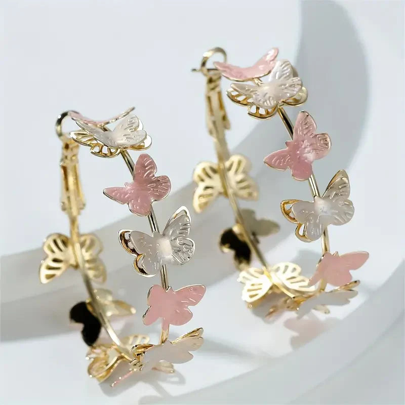 Vintage Butterfly Earrings