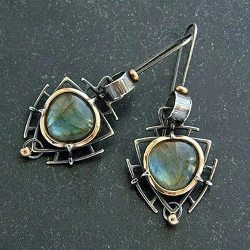 Vintage Labradorite Earrings