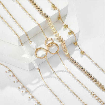 Set of Bohemian Bracelets