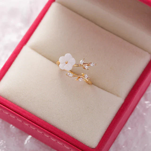 Adjustable Flower Ring