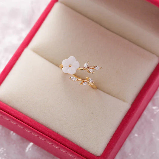 Adjustable Flower Ring