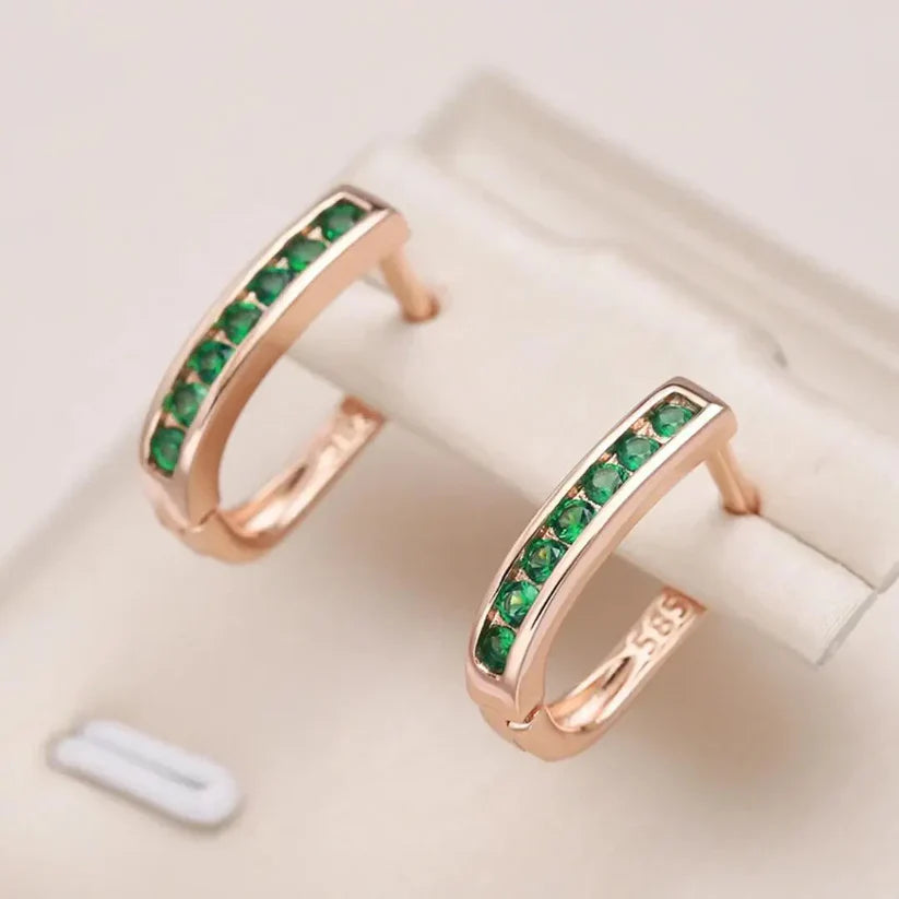 Emerald earrings