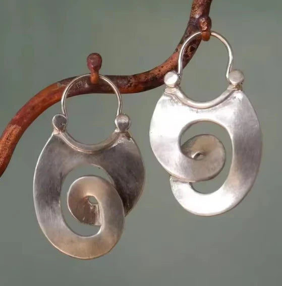 Vintage Spiral Earrings