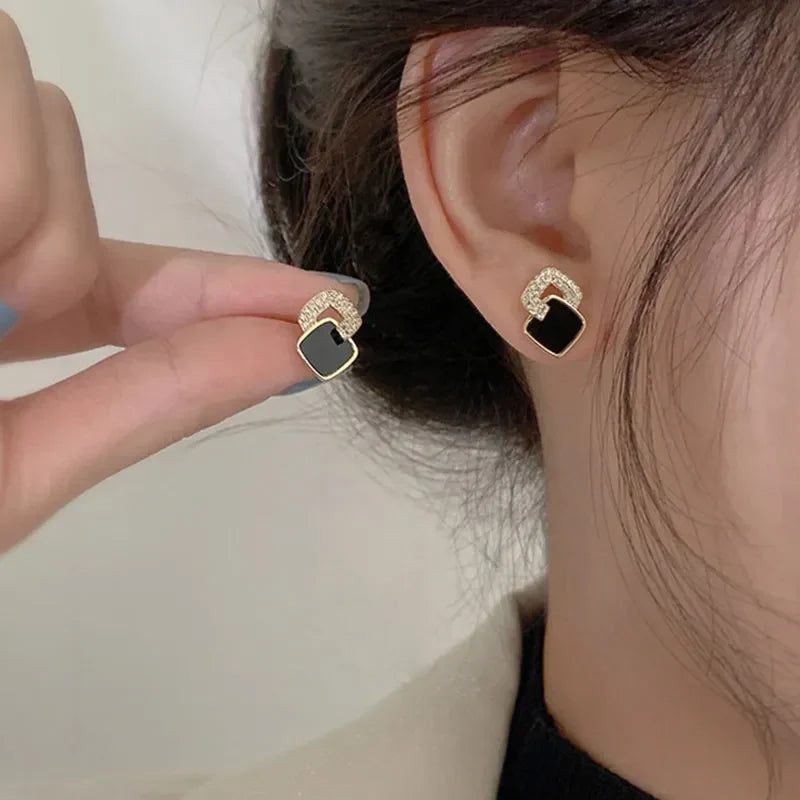 Vintage Onyx Earrings